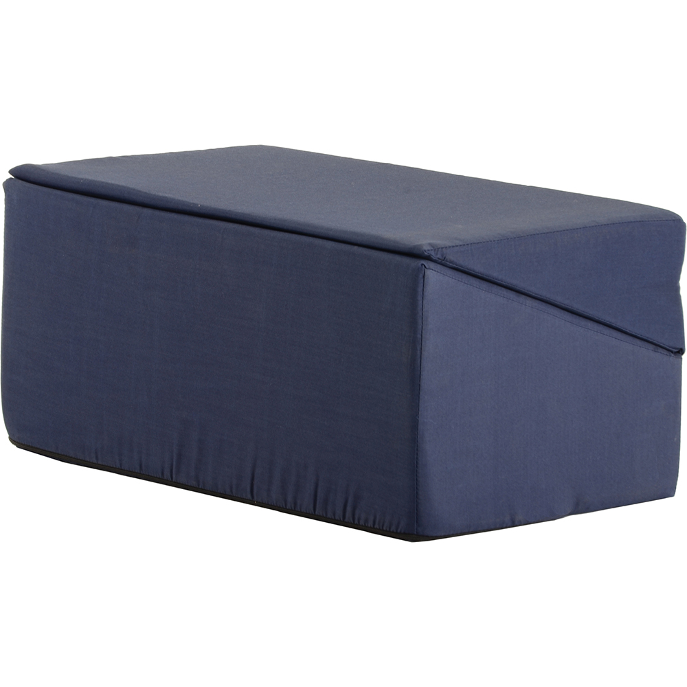WEDGE CUSHION FOLD BLUE